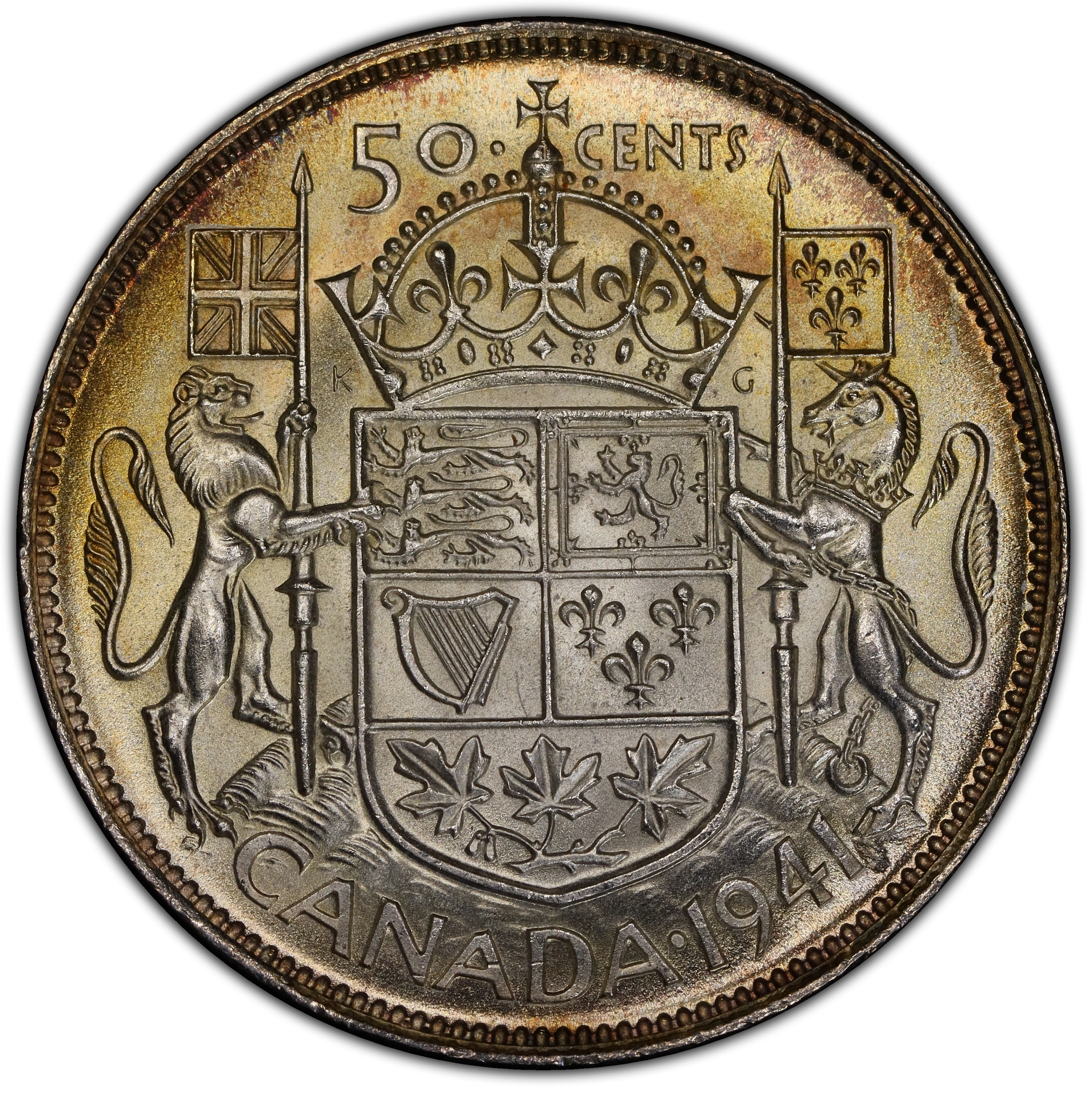 1941 50 Cent Piece — Canadian Coins